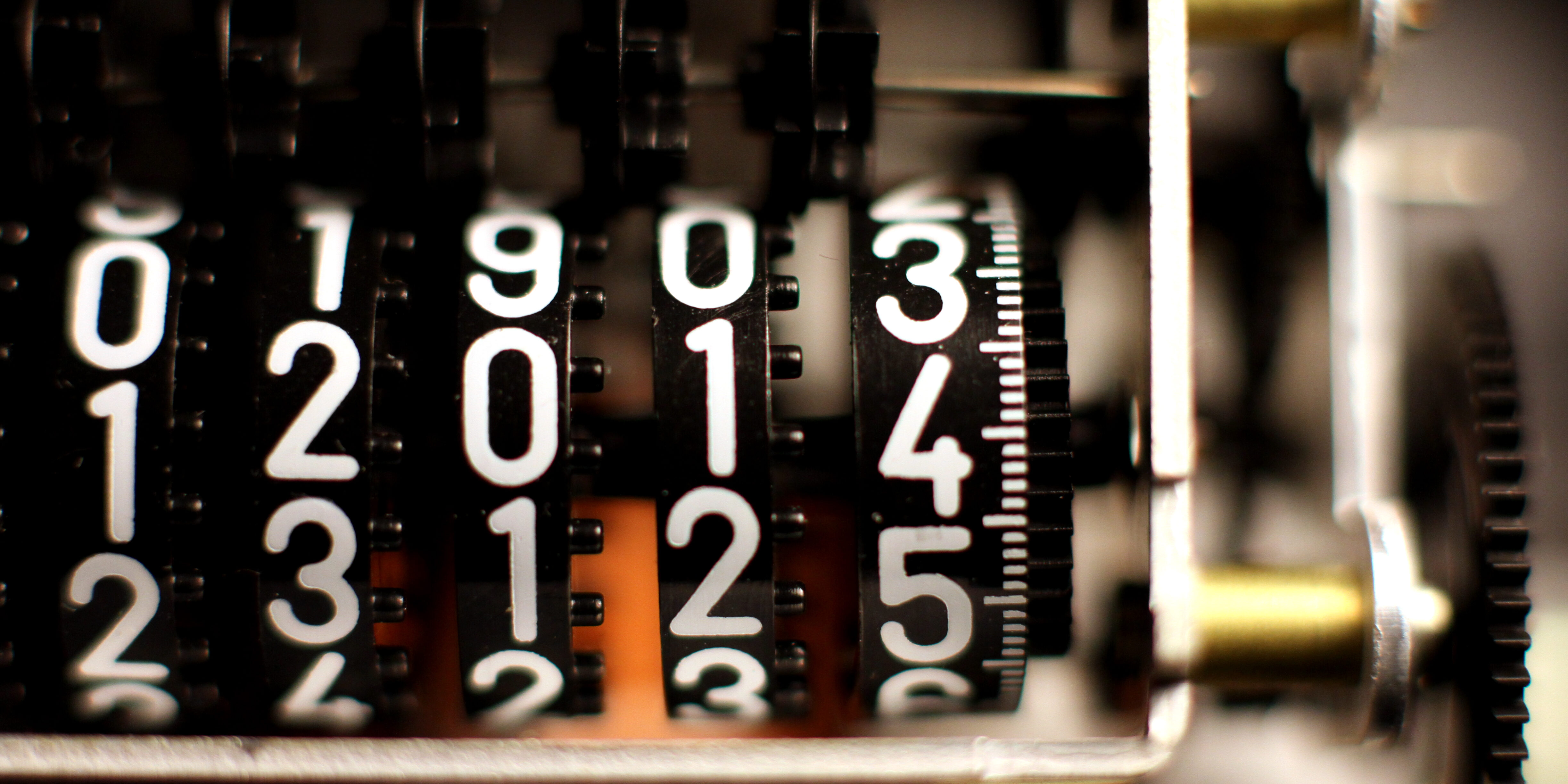 counter with the year 2014 in the meter